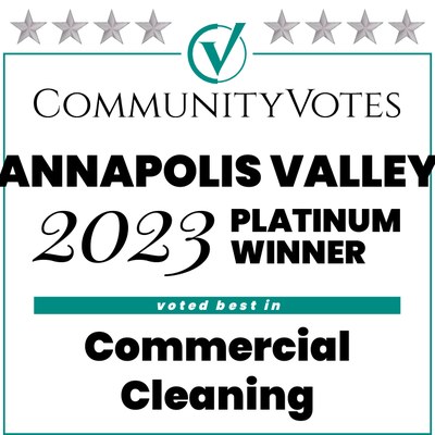 Community Votes Annapolis Valley 2023 Platinum Winner, voted best in Commercial Cleaning