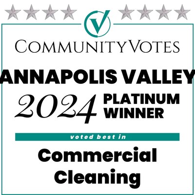 Community Votes Annapolis Valley 2024 Platinum Winner, voted best in Commercial Cleaning
